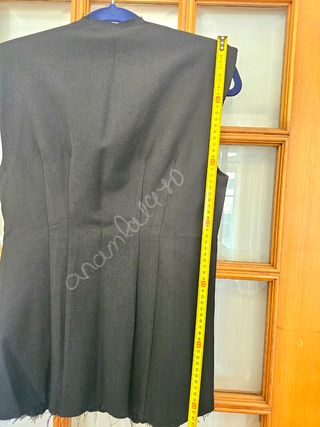 Top cuerpo estructura hombreras negro zara