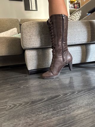 Bota Marrón Oscuro - Talla 39