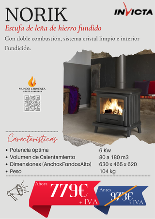 Estufas de Leña/Marca INVICTA