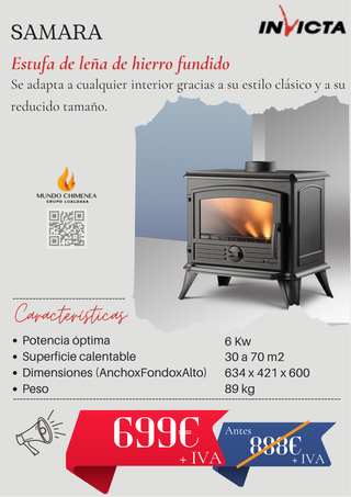 Estufas de Leña/Marca INVICTA