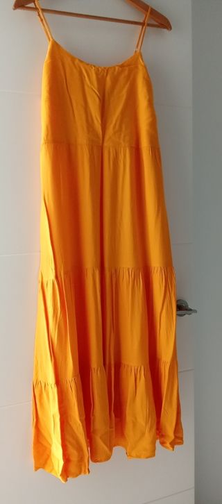 Vestido largo amarillo