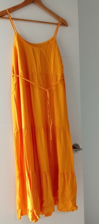 Vestido largo amarillo