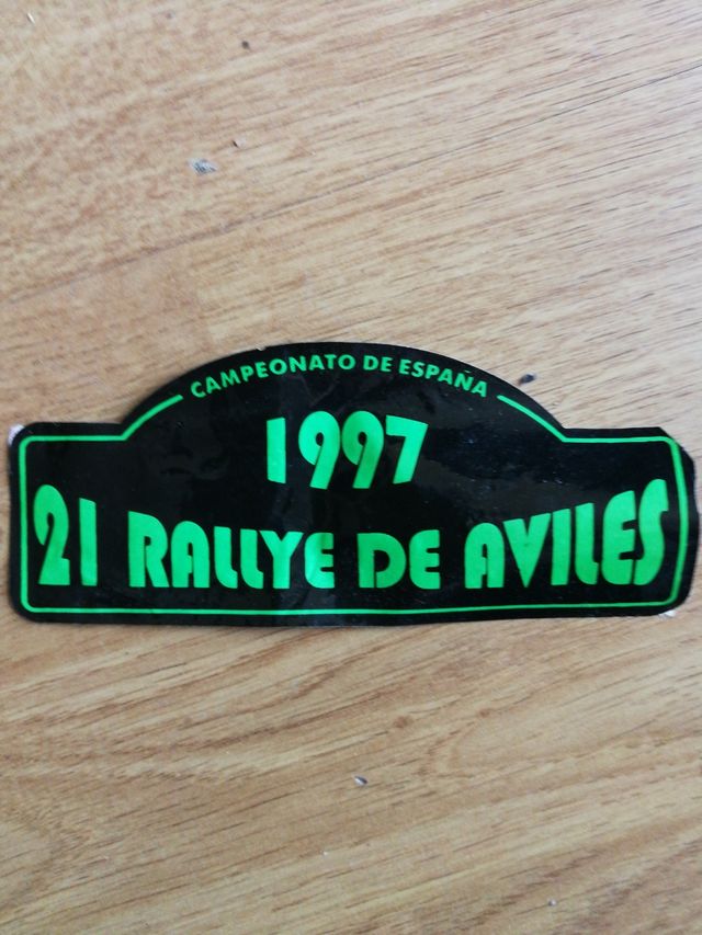 Adesivo Rallye Aviles 1997