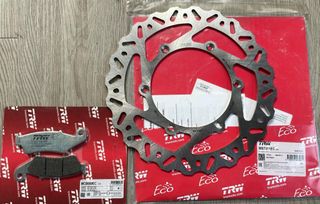 Disco freno + pastillas TRW Yamaha WR 450 F
