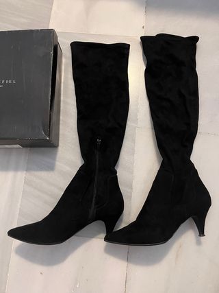 Botas Cortefiel negras, talla 41