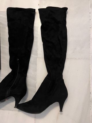 Botas Cortefiel negras, talla 41