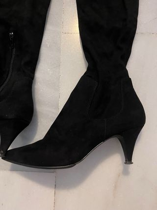 Botas Cortefiel negras, talla 41