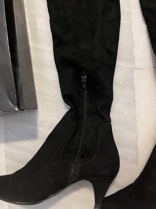 Botas Cortefiel negras, talla 41