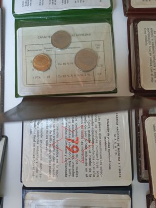Lote 11  Carteras pruebas Numismática España