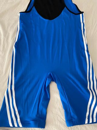 Malla Lucha Adidas XL - Negra/Azul