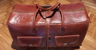 Maleta Cuero Marrón Vintage
54x28x31