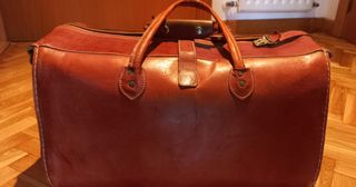 Maleta Cuero Marrón Vintage
54x28x31