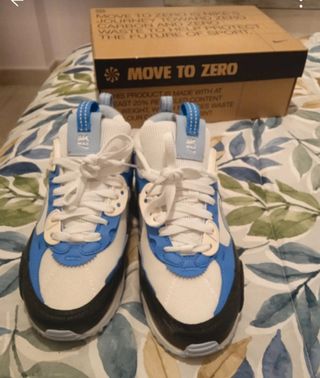 Nike Air Max Dawn (37.5) Azul-Blanco