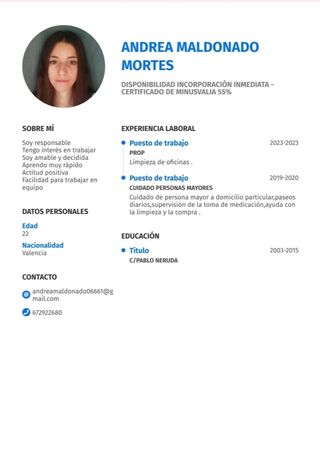 Empleo: cuidado personas mayores
