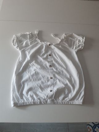 Blusa blanca here+there 2x1