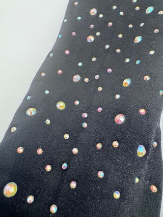 Botas de Tacón Alto Elásticas con diamantes, 37