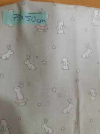 Retales tela flores & ositos y más motivos