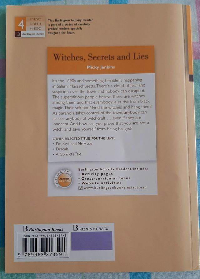 WITCHES SECRETS AND LIES 4ºESO