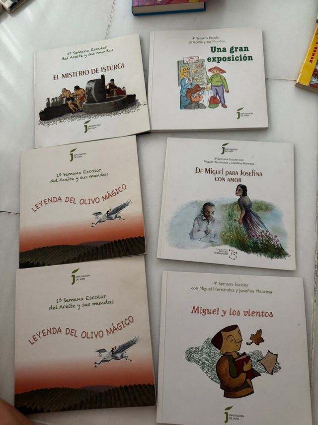 Lote 6 libros infantil juvenil