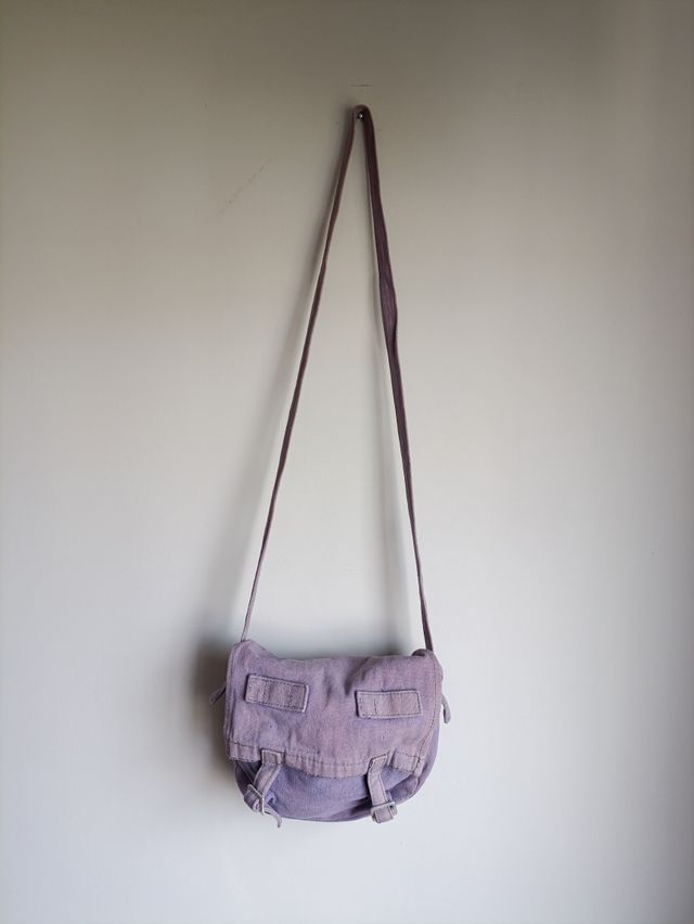 Bolso bandolera morada