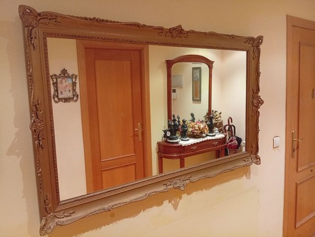 Espejo antiguo dorado - Entrada.ULTIMO PRECIO
