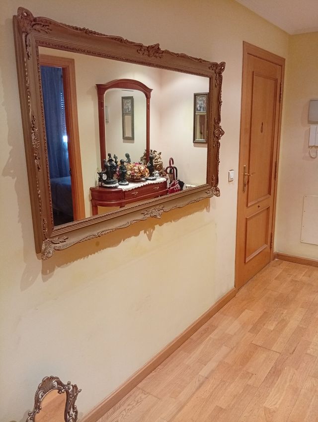 Espejo antiguo dorado - Entrada.ULTIMO PRECIO