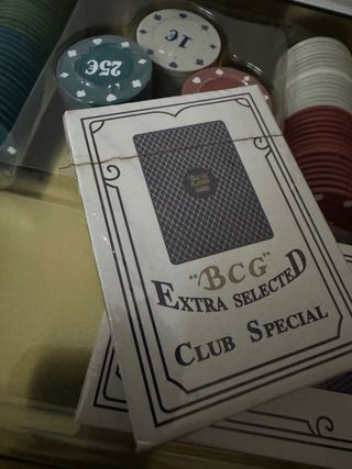 Set Poker Chip - 100 chips + 2 mazzi