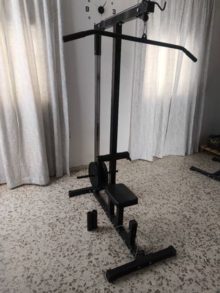Máquina de remo de espalda
