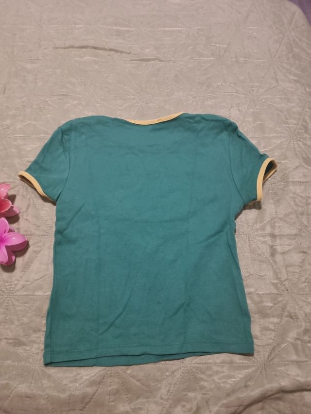 Camiseta Jamaica Bershka - Verde