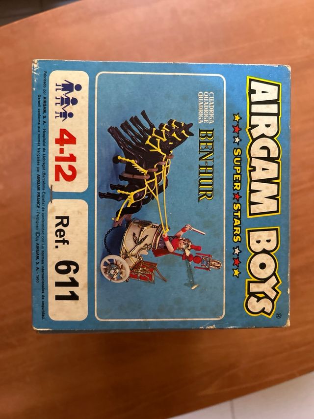 Ben-Hur Airgam Boys Cuádriga 611. Caja Vacia.