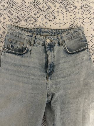 Vaqueros anchos S/M - Azul claro