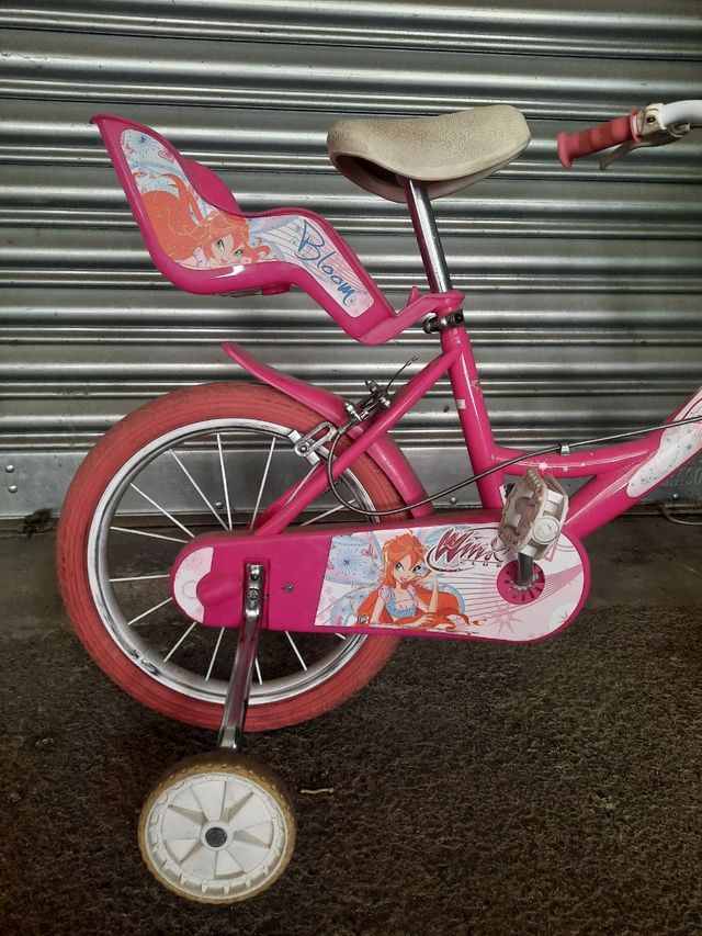 Bicicletta bimba Winx 16" con rotelle