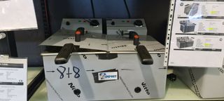 Freidora eléctrica 8+8L