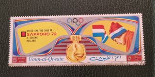 Sello JJOO Sapporo 72 - Holanda