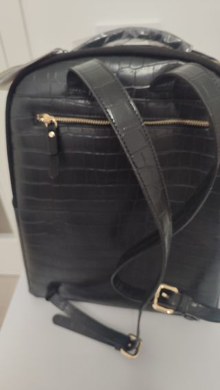 Mochila Parfois negra - bandolera