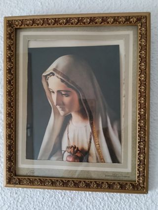 Cuadro Virgen Corazón