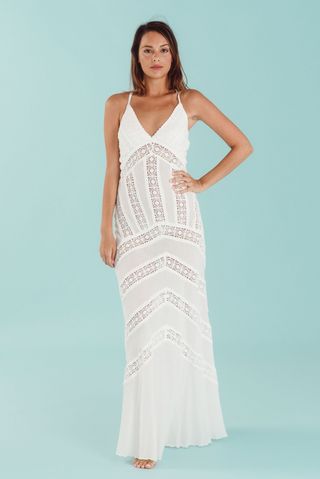 Vestido Ibicenco Pepa Bonett blanco