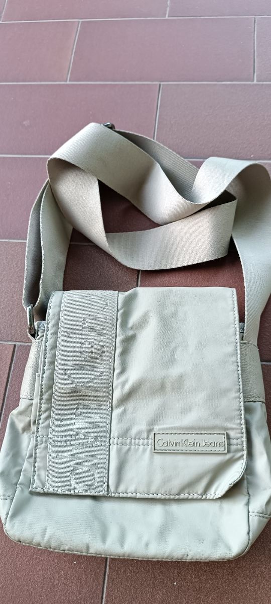 Borsetta Calvin Klein Jeans beige/grigio
