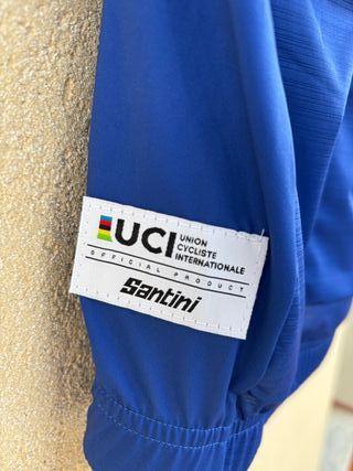 Maglia Santini ciclismo blu tg.L