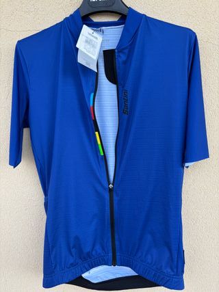 Maglia Santini ciclismo blu tg.L