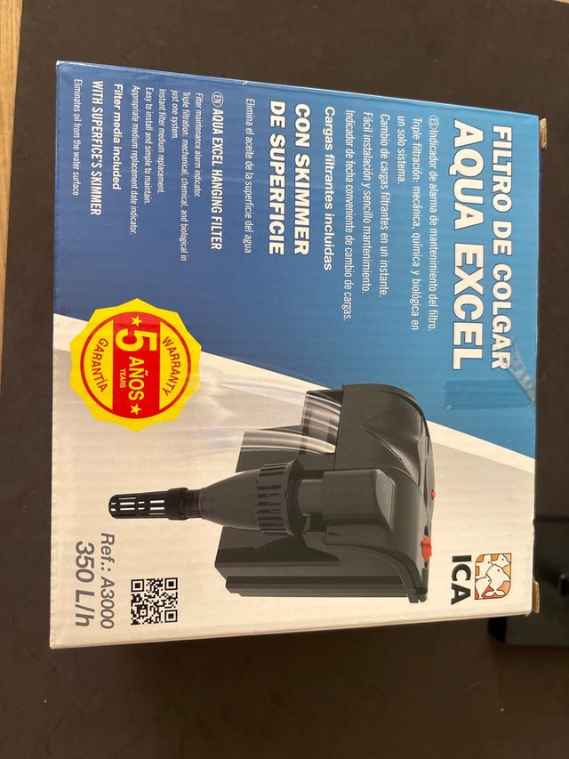 Filtro Cascada Aqua Excel ICA 350L/h