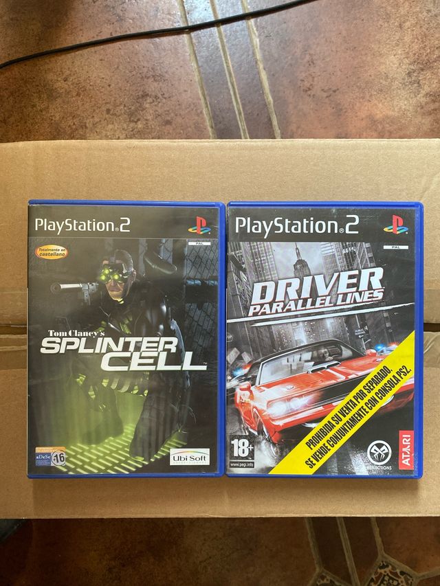 Pack Ps2 - Splinter Cell y Driver Parallel Lines