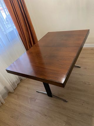 Mesa comedor madera maciza extensible