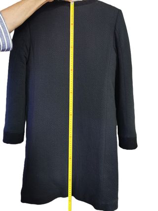 Abrigo Chanel negro talla S + Pin