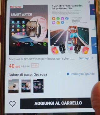 Microwear X10 Smartwatch Rosa