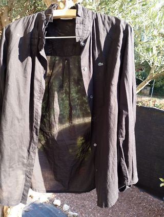 Camisa Lacoste negra - Talla M