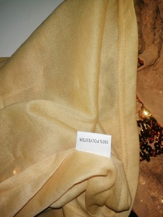 Vestido  Dorado Fiesta de Lentejuelas