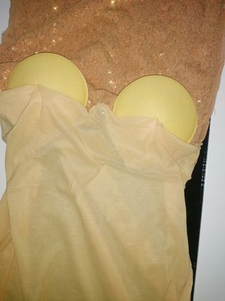 Vestido  Dorado Fiesta de Lentejuelas