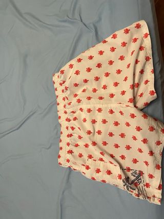 Bañador niño - rojo y blanco