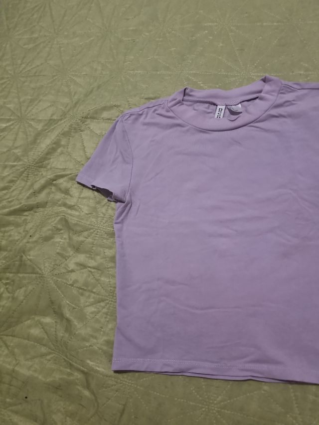 Camiseta top lila